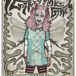 Pretty Girls Make Graves - Darren Grealish - Concert Poster - Original