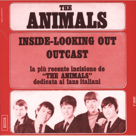 Animals - Inside Looking Out/ Outcast - 7" color vinyl