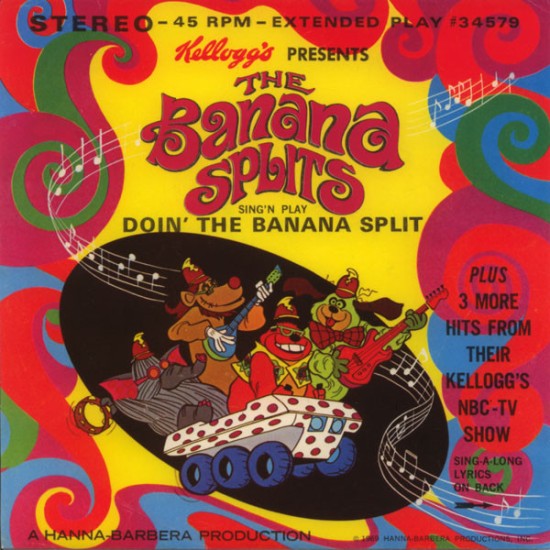 Banana Splits - Doin' the Banana Split EP - 7" color vinyl