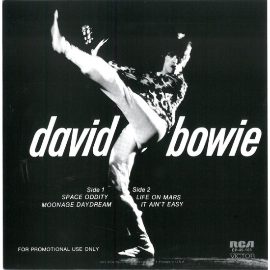 David Bowie - Space Oddity 4 song EP - 7" color vinyl
