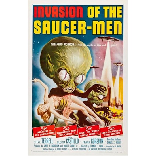 Invasion of the Saucer Men - POSTER